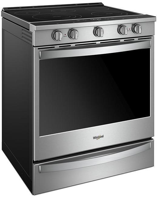 Whirlpool - 6.4 cu. ft Electric Range in Stainless - YWEE750H0HZ