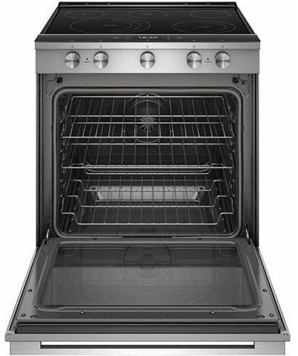 Whirlpool - 6.4 cu. ft Electric Range in Stainless - YWEEA25H0HZ