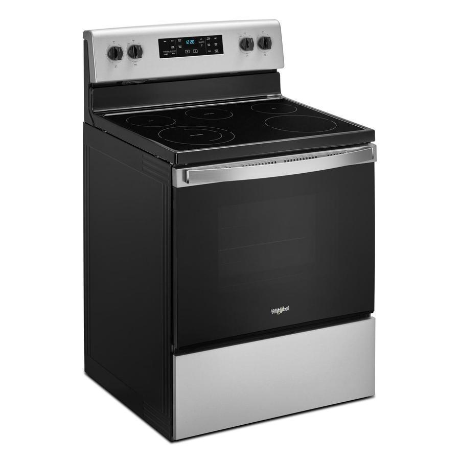Whirlpool - 5.3 cu. ft Electric Range in Stainless - YWFE505W0JZ