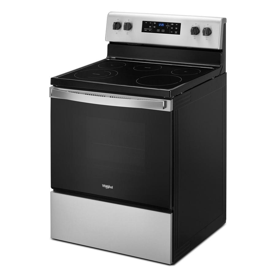 Whirlpool - 5.3 cu. ft Electric Range in Stainless - YWFE505W0JZ