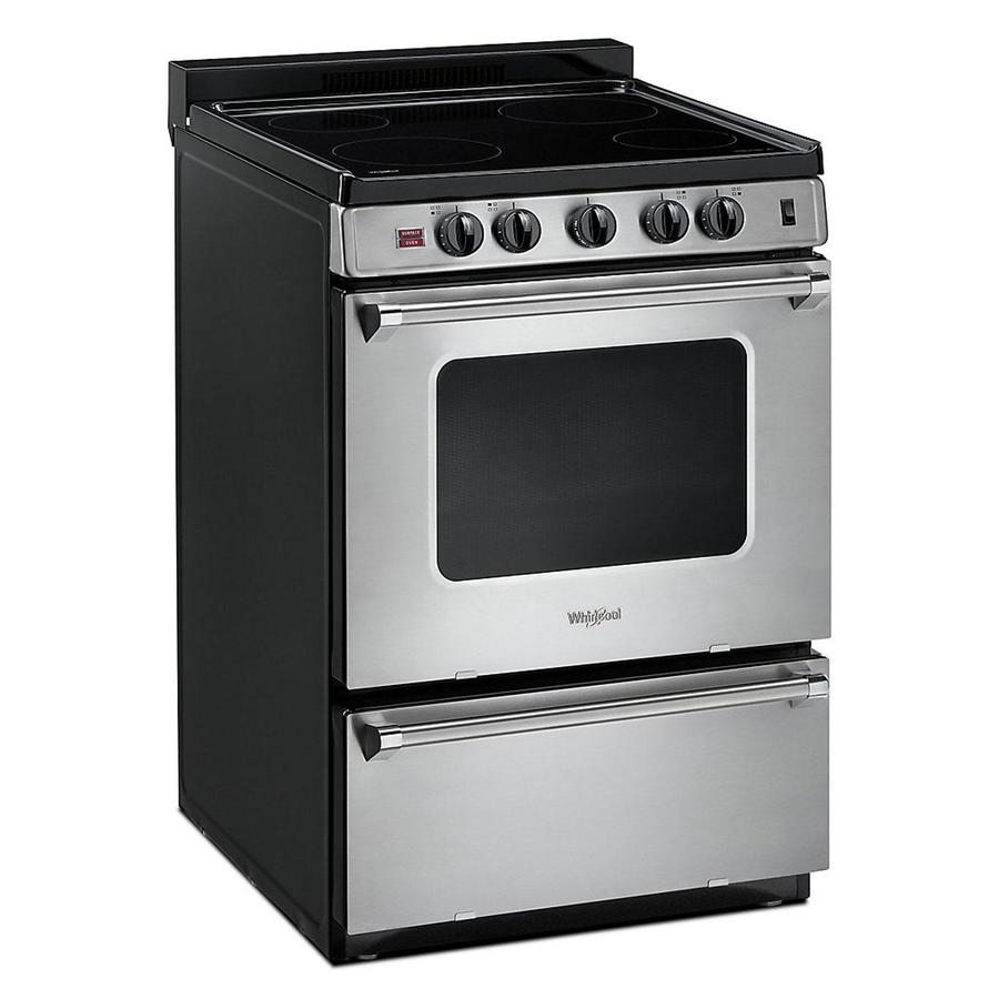 Whirlpool - cu. ft Electric Range in Stainless - YWFE50M4HS