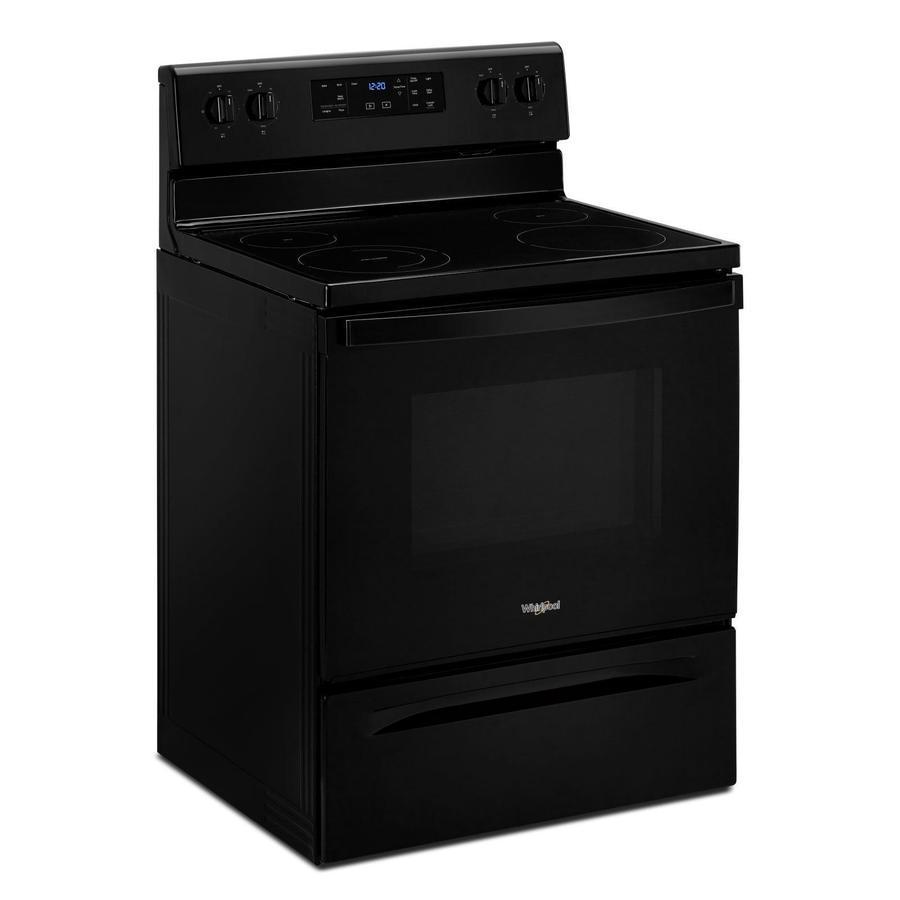 Whirlpoool - 5.3 cu. ft Electric Range in Black - YWFE515S0JB