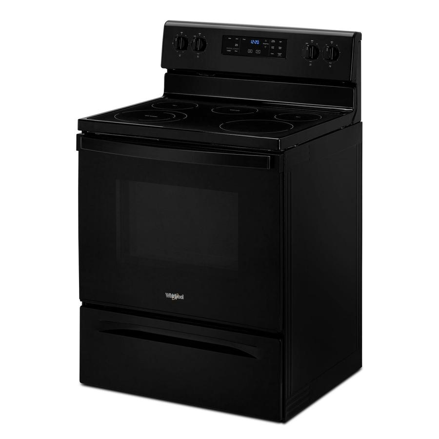 Whirlpoool - 5.3 cu. ft Electric Range in Black - YWFE515S0JB