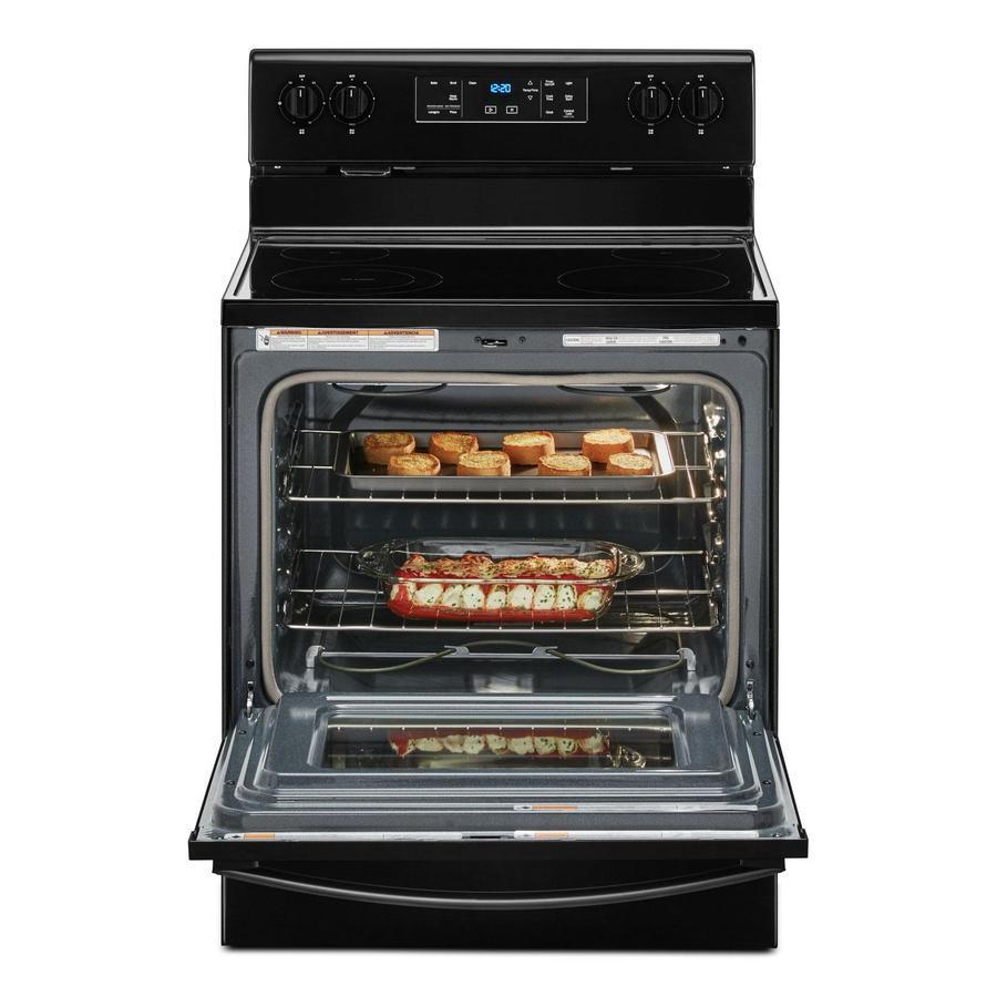 Whirlpoool - 5.3 cu. ft Electric Range in Black - YWFE515S0JB