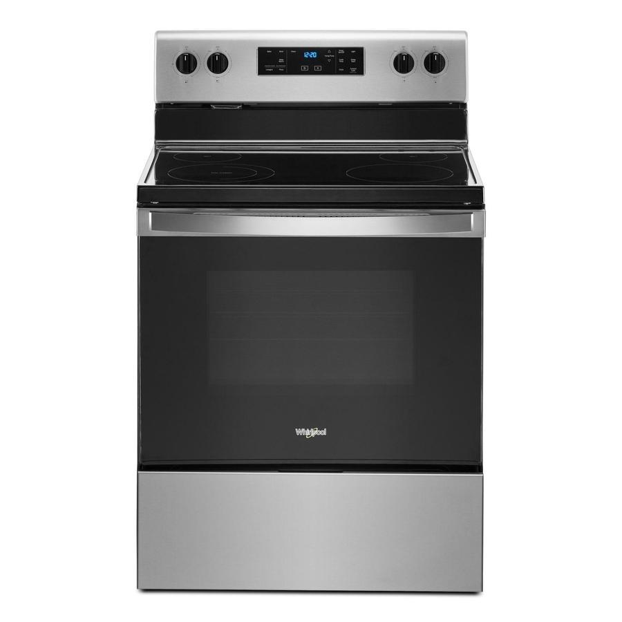Whirlpool - 5.3 cu. ft Electric Range in Stainless - YWFE515S0JS