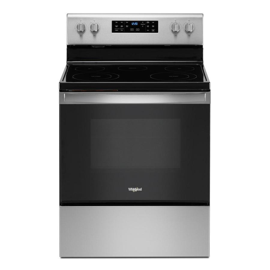 Whirlpool - 5.3 cu. ft Electric Range in Stainless - YWFE535S0JZ