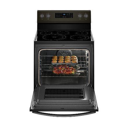 Whirlpool - 5.3 cu. ft Electric Range in Black Stainless - YWFE550S0HV