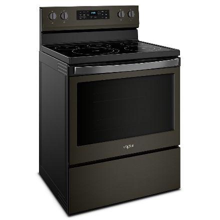 Whirlpool - 5.3 cu. ft Electric Range in Black Stainless - YWFE550S0HV