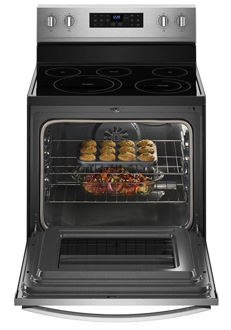 Whirlpool - 5.3 cu. ft Electric Range in Stainless - YWFE550S0HZ