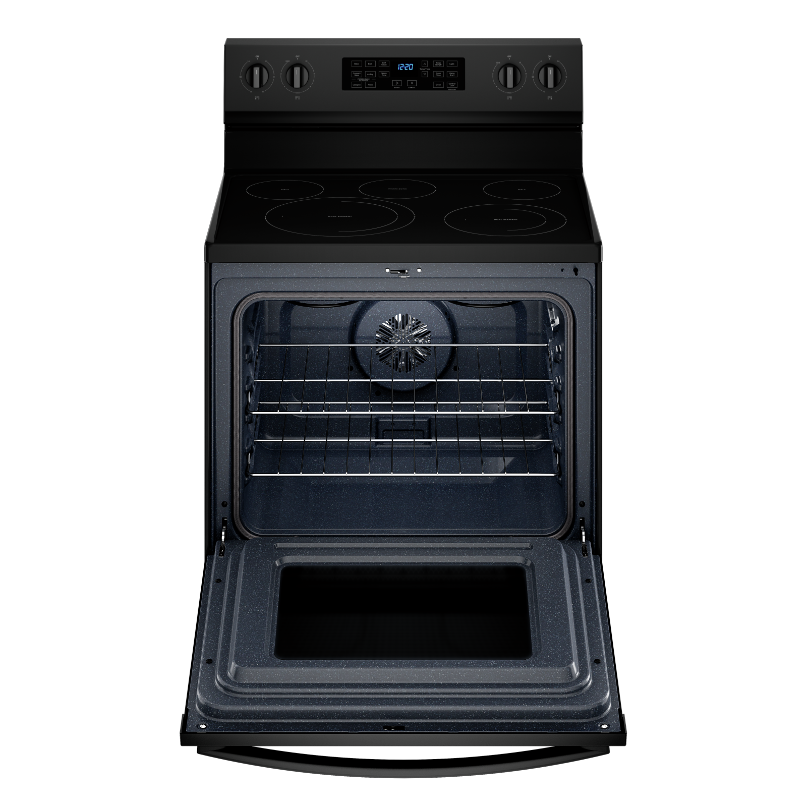 Whirlpool - 5.3 cu. ft Electric Range in Black - YWFE550S0LB