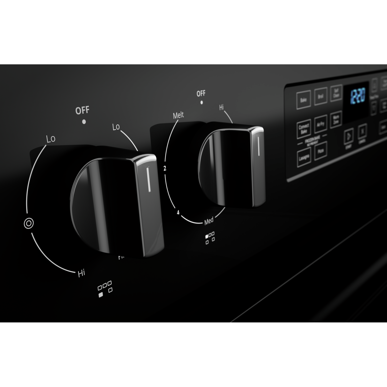 Whirlpool - 5.3 cu. ft Electric Range in Black - YWFE550S0LB