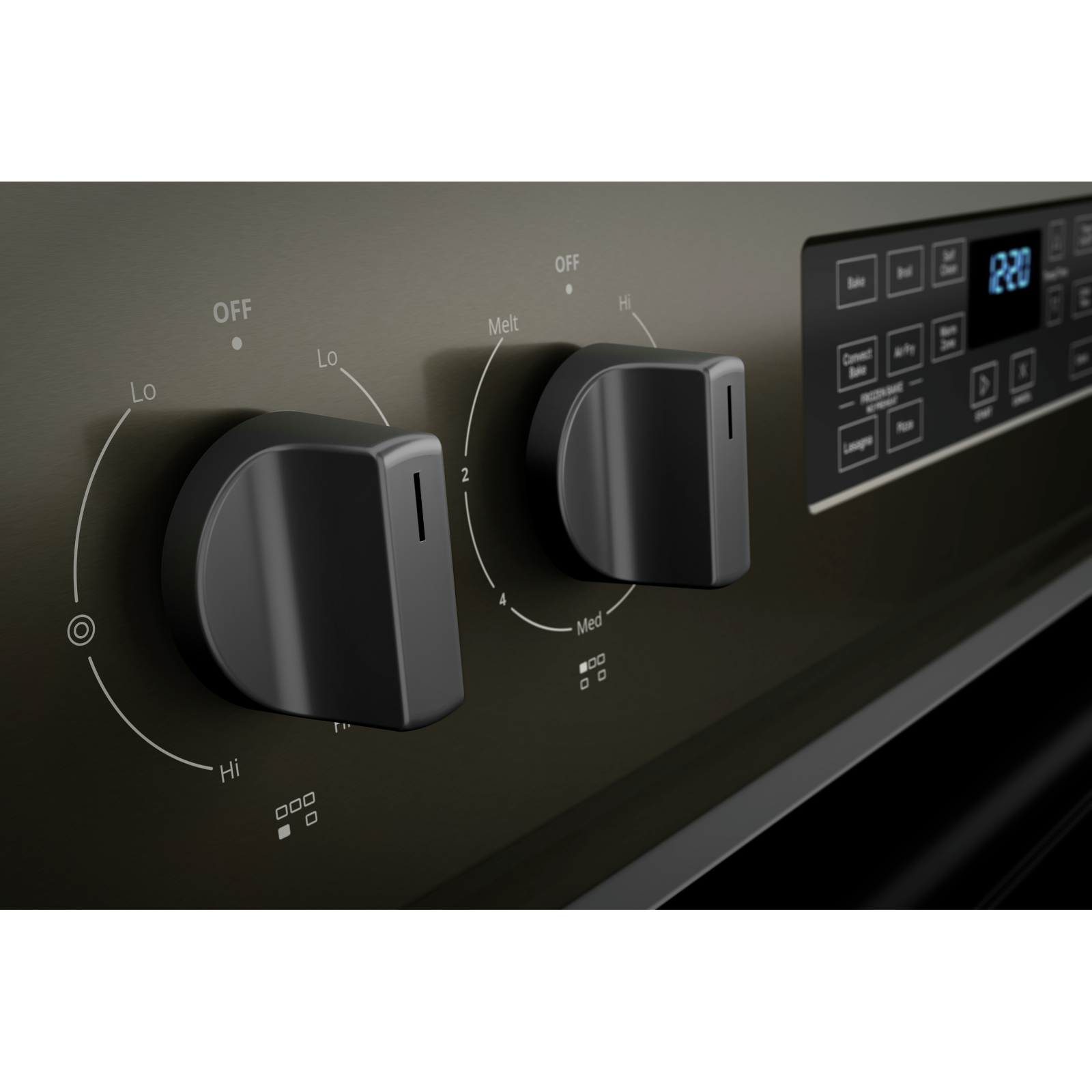 Whirlpool - 5.3 cu. ft Electric Range in Black Stainless - YWFE550S0LV