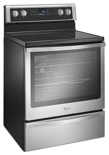 Whirlpool - 6.4 cu. ft Electric Range in Stainless - YWFE745H0FS