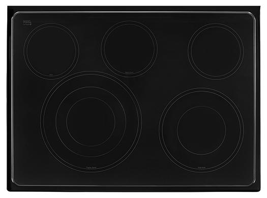 Whirlpool - 6.4 cu. ft Electric Range in Stainless - YWFE745H0FS