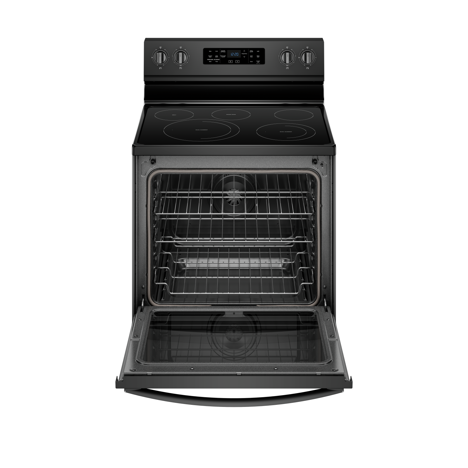 Whirlpool - 6.4 cu. ft Electric Range in Black - YWFE775H0HB