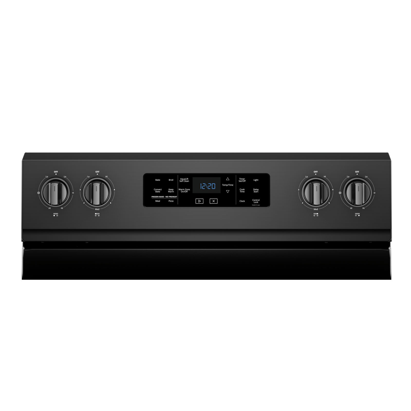 Whirlpool - 6.4 cu. ft Electric Range in Black - YWFE775H0HB