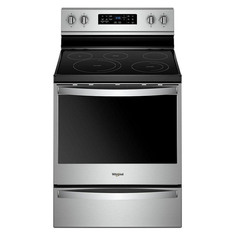 Whirlpool - 6.4 cu. ft Electric Range in Stainless - YWFE775H0HZ