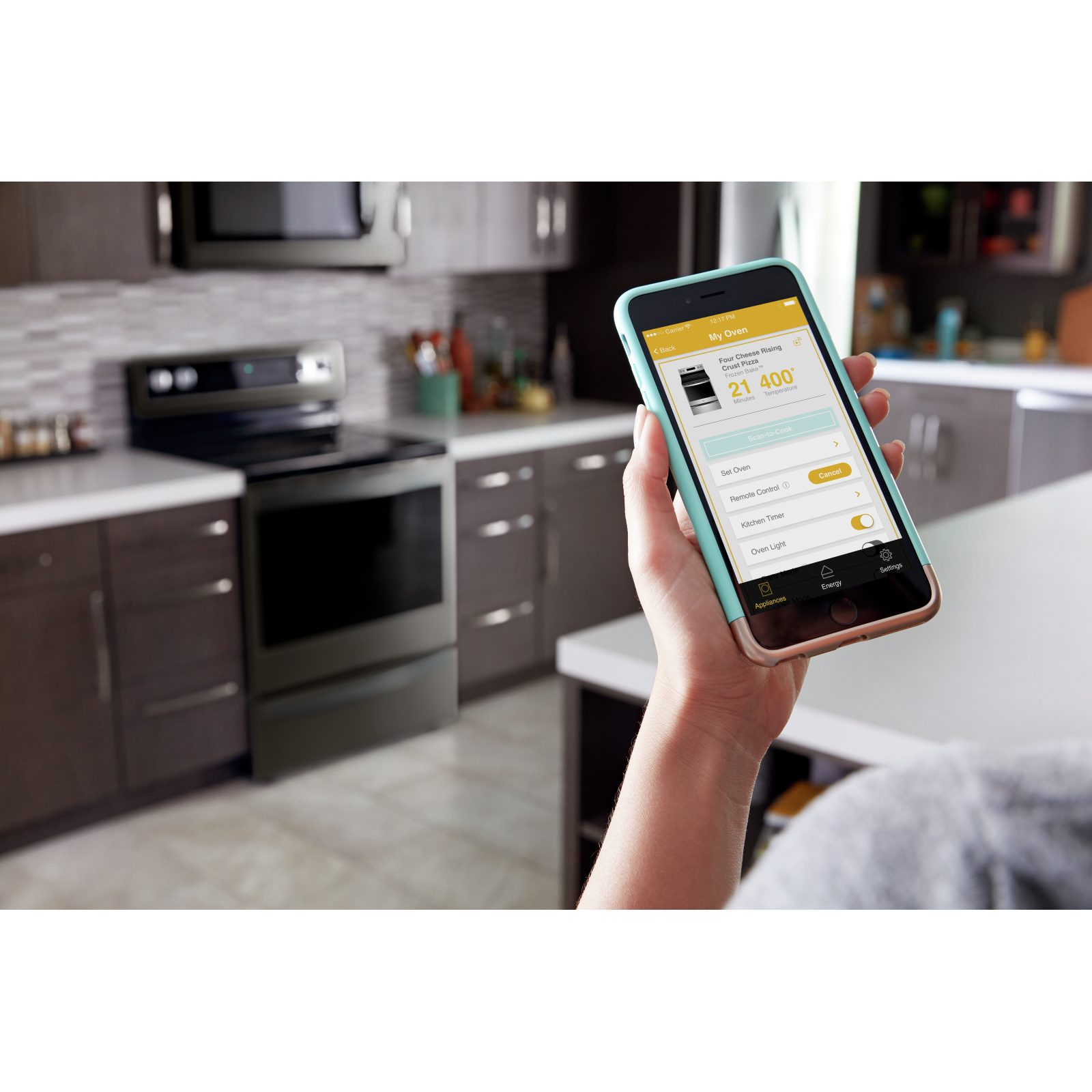 Whirlpool - 6.4 cu. ft Electric Range in Black Stainless - YWFE975H0HV