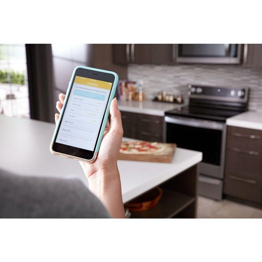 Whirlpool - 6.4 cu. ft Electric Range in Stainless - YWFE975H0HZ