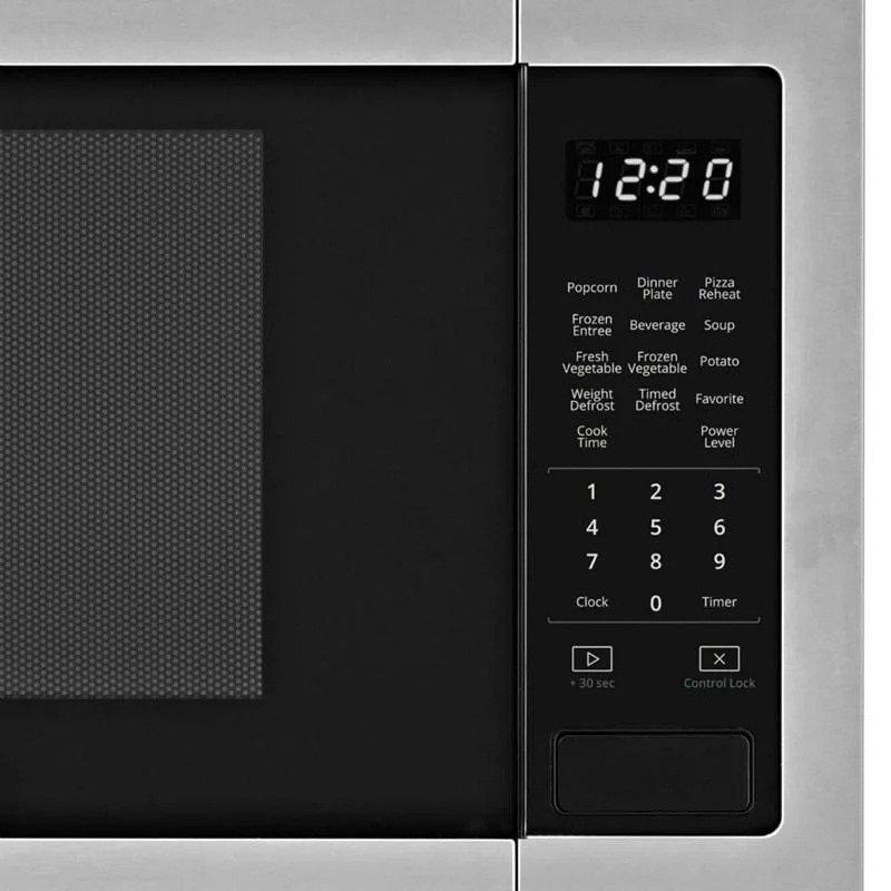 Whirlpool - 1.6 cu. Ft Counter top Microwave in Fingerprint Resistant Stainless Steel Finish - YWMC30516HZ