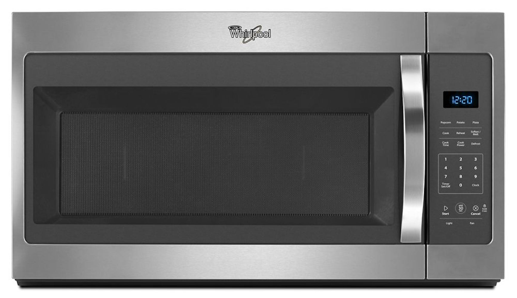 Whirlpool - 1.7 cu. Ft Over the range Microwave in Stainless - YWMH31017FS