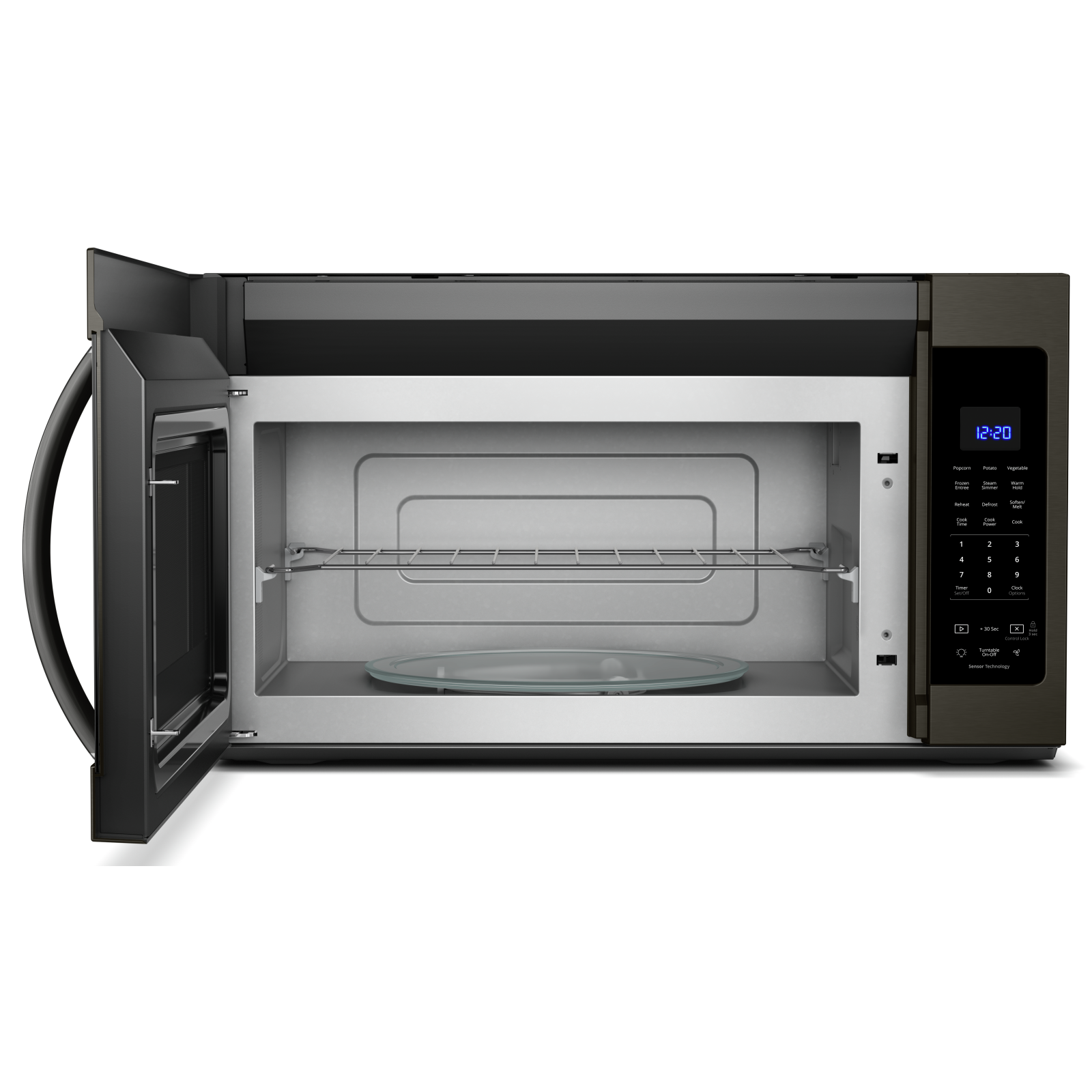 Whirlpool - 1.9 cu. Ft Over the range Microwave in Black Stainless - YWMH32519HV