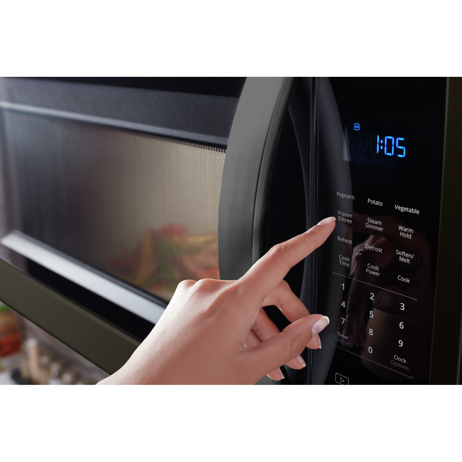 Whirlpool - 1.9 cu. Ft Over the range Microwave in Black Stainless - YWMH32519HV