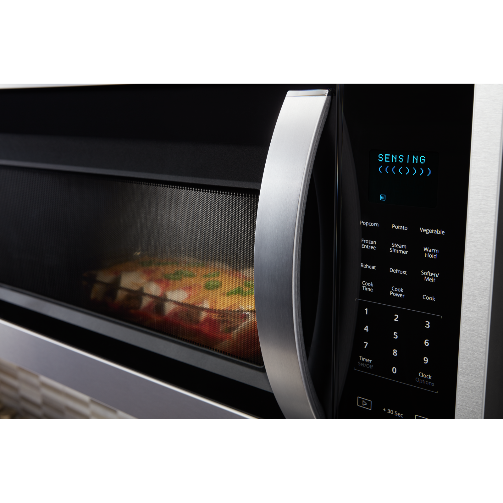 Whirlpool - 1.9 cu. Ft Over the range Microwave in Black Stainless - YWMH32519HV