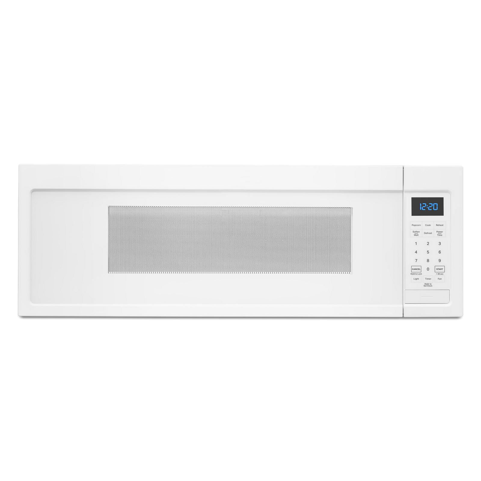 Whirlpool - 1.1 cu. Ft Over the range Microwave in White - YWML35011KW