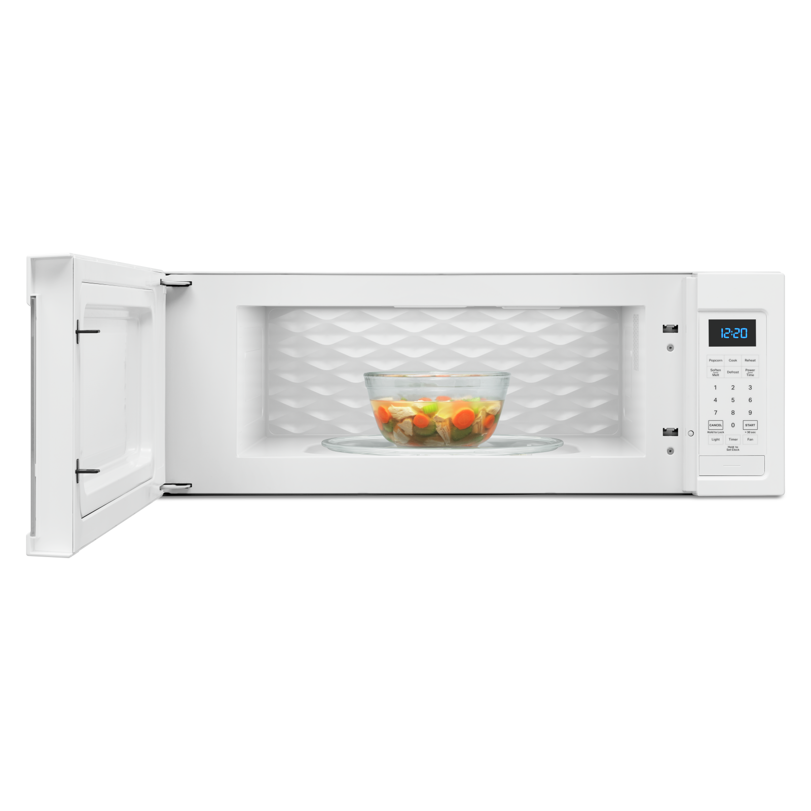 Whirlpool - 1.1 cu. Ft Over the range Microwave in White - YWML35011KW