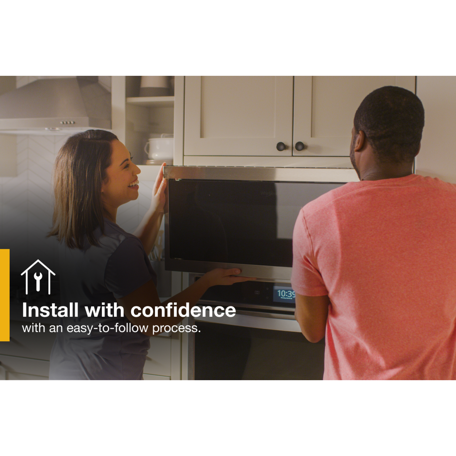 Whirlpool - 1.1 cu. Ft Built In Microwave in Stainless - YWMT50011KS