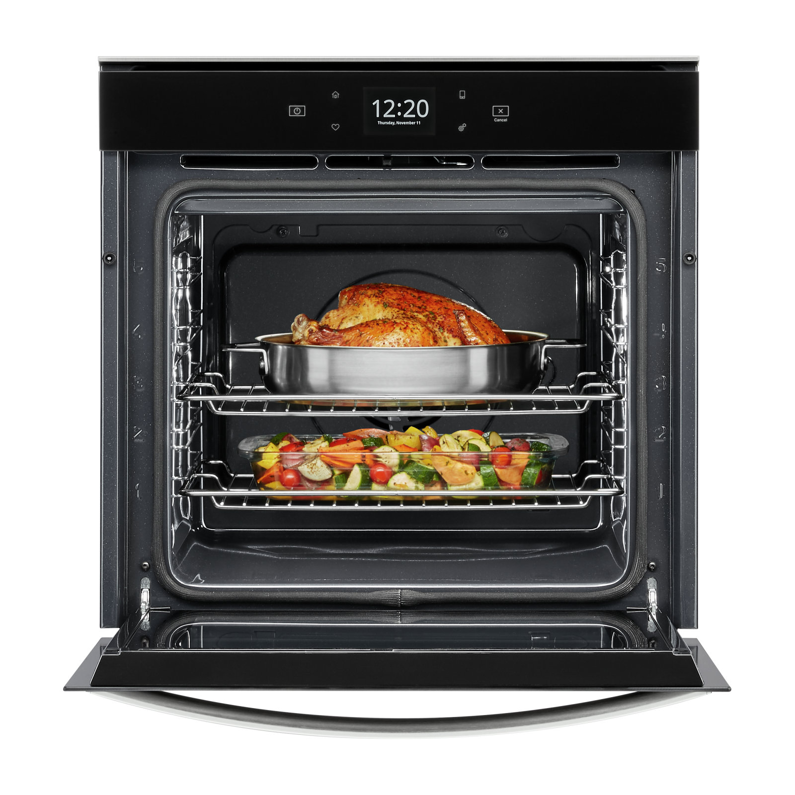 Whirlpool - 2.9 cu. ft Single Wall Oven in Stainless - YWOS52ES4MZ
