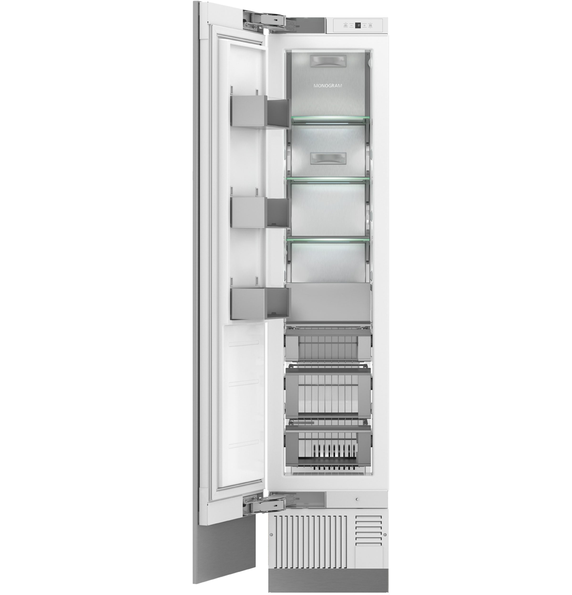 GE Monogram - 8.4 cu. Ft Built In Freezer in Panel Ready - ZIF180NPKII