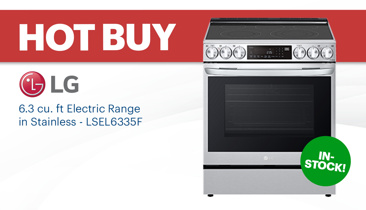 LG - Electric Range in Stainless LSEL6335F