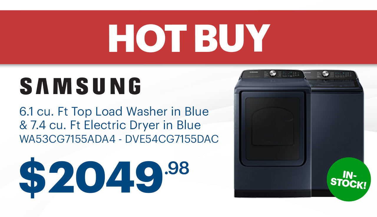 Samsung - Washer and Dryer WA53CG7155ADA4 and DVE54CG7155DAC