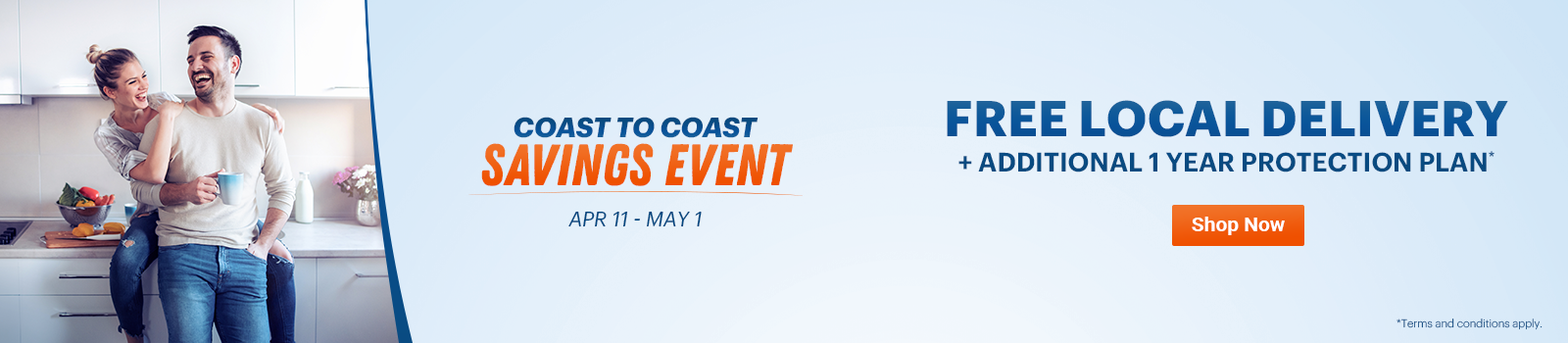 Coast to Coast Savings Event April 11-May 1, 2024