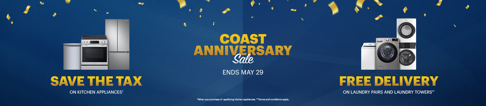 Coast Anniversary Sale May 16-29, 2024