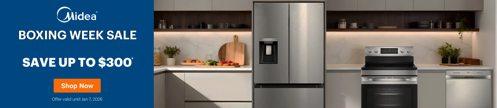 Midea Boxing Week Sale Buy More Save More (Coast Exclusive) Dec 11, 2025- Jan 7, 2026