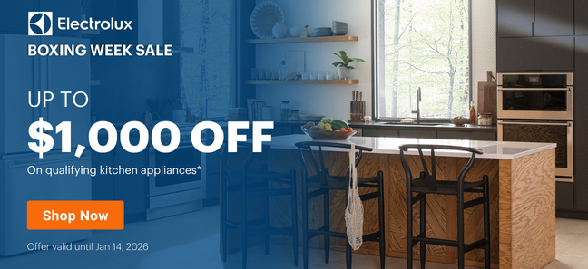 Electrolux Kitchen Boxing Week BMSM Dec 11, 2025- Jan 14, 2026