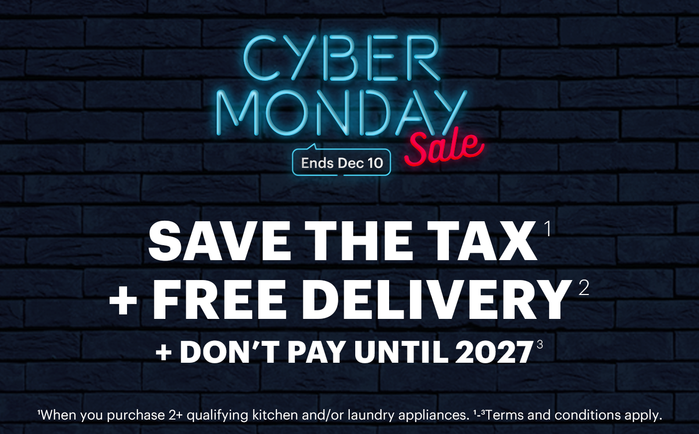 Cyber Monday Sale Dec 1-10, 2025