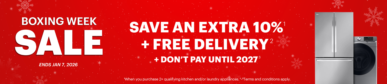 Boxing Week Sale Dec 15-Jan 7, 2026