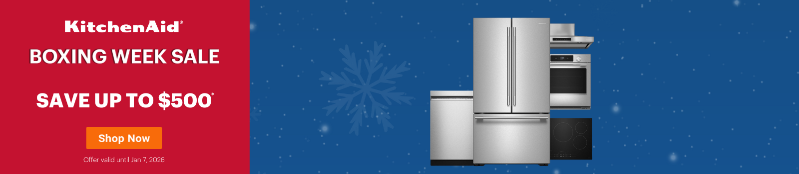 KitchenAid Boxing Week Sale Buy More Save More Dec 11, 2025 - Jan 7, 2026