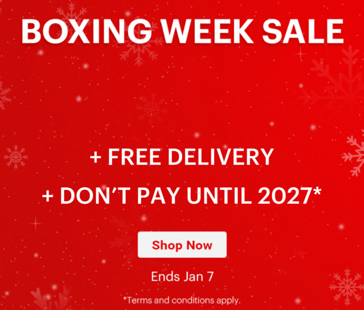 Boxing Week Sale Dec 15-Jan 7, 2026