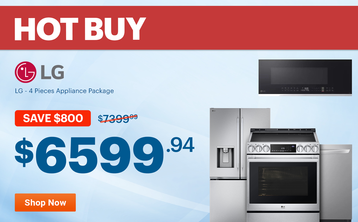 LG 4 Piece Kitchen Package - LF24Z6530S, LSIL6336XE, LDTH7972S, MVEF1337F