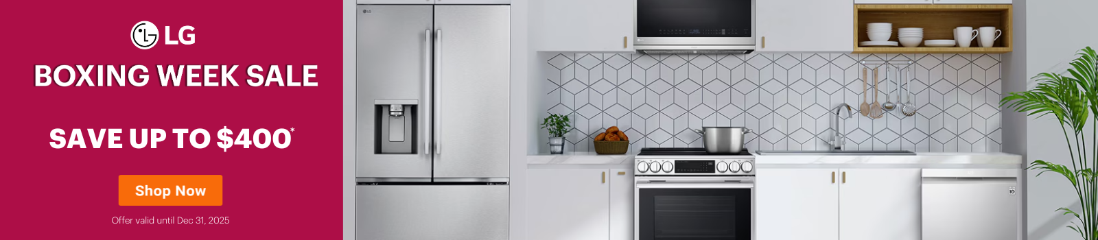 LG Boxing Week Sale Buy More Save More Dec 11- 31, 2025