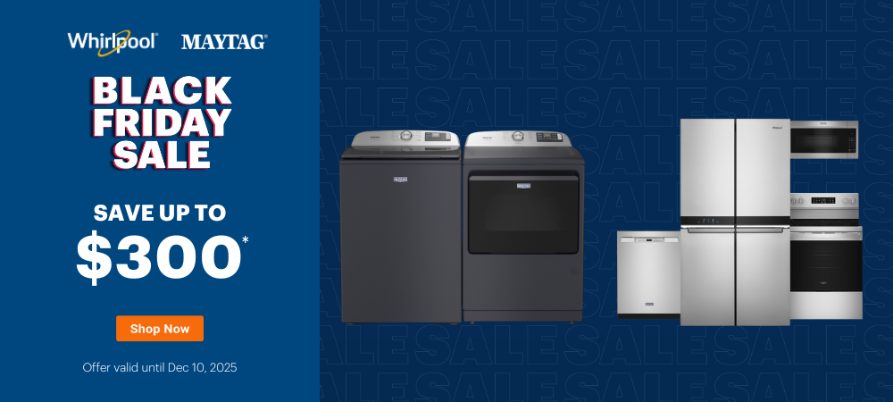 Whirlpool and Maytag Black Friday Buy More Save Move Nov 20- Dec 10, 2025