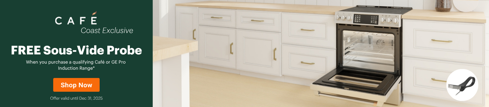 GE Café & Pro Free Sous Vide Probe Promo Oct 2 - Dec 31, 2025