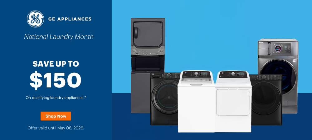 GE National Laundry Month April 2 - May 6, 2026