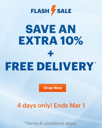 Flash Sale Feb 26 - Mar 1, 2026