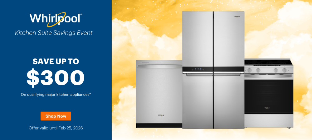 Whirlpool Kitchen Suite Savings Feb 5- 25, 2026
